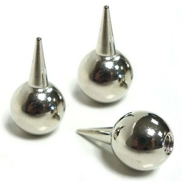 D1325 Punk Rock Morningstar Ball Point  Spikes 13x25mm 100pcs/bag