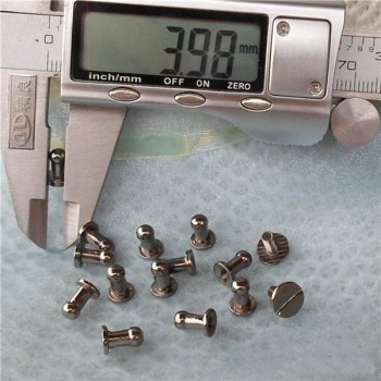H060409 Nipple&Monk Head Screw Spikes 6x4x9mm  100pcs/bag