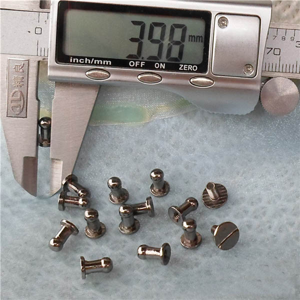 H060409 Nipple&Monk Head Screw Spikes 6x4x9mm  100pcs/bag