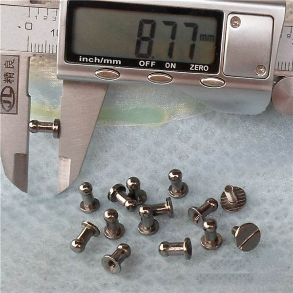 H060409 Nipple&Monk Head Screw Spikes 6x4x9mm  100pcs/bag