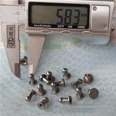 H060409 Nipple&Monk Head Screw Spikes 6x4x9mm  100pcs/bag