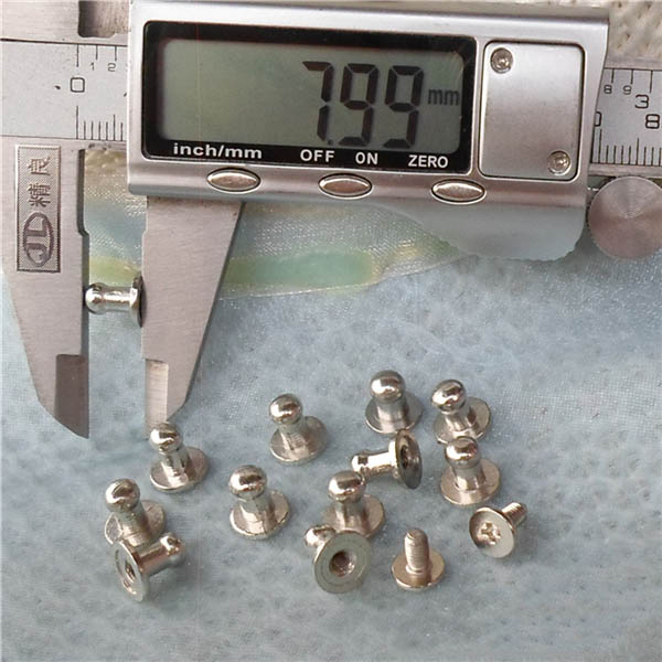 H084508 DIY Nipple&Monk Head Spikes 8x4.5x8mm 100pcs/bag