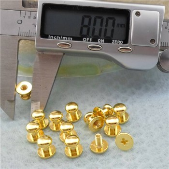 H086508 Nipple&Monk Head Spikes For Leather 8x6.5x8mm 100pcs/Bag