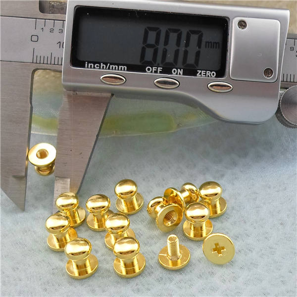 H086508 Nipple&Monk Head Spikes For Leather 8x6.5x8mm 100pcs/Bag