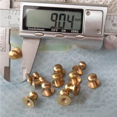 H090709 Nipple&Monk head screw spikes 9x7x9mm 100pcs/bag