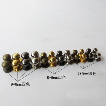 NO080608 Nipple&Monk Head Screw Spikes 8x6x8mm 100pcs/bag