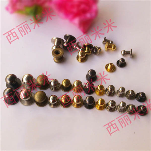 NO090810 Nipple&Monk Head Screw Spikes 9x8x10mm 100pcs/bag