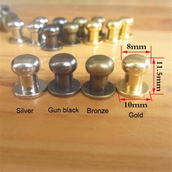 X1008 Nipple&Monk Head Screw Spikes 10x11.5x8mm 100pcs/bag