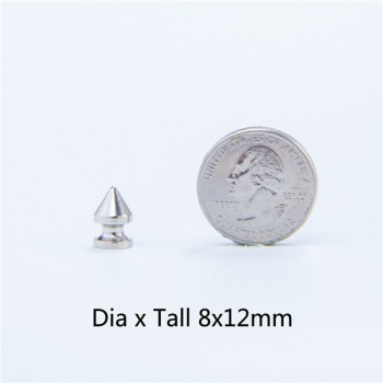 NO0812 Brass Tree Screw Spikes 8x12mm 100pcs/bag