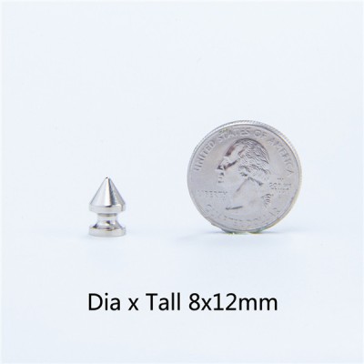 NO0812 Brass Tree Screw Spikes 8x12mm 100pcs/bag