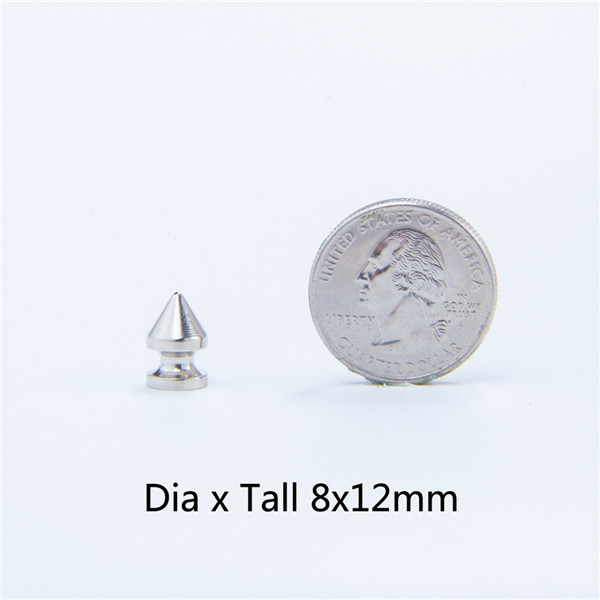 NO0812 Brass Tree Screw Spikes 8x12mm 100pcs/bag