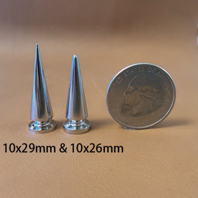 NO26 Punk Rock Tree Screw Back Spikes 10x26mm 100pcs/bag