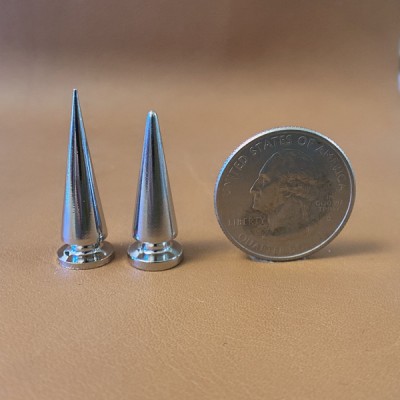 NO26 Punk Rock Tree Screw Back Spikes 10x26mm 100pcs/bag