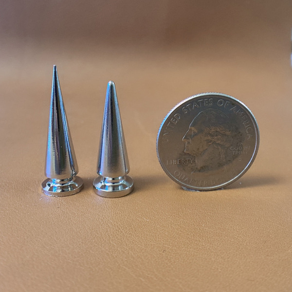 NO26 Punk Rock Tree Screw Back Spikes 10x26mm 100pcs/bag