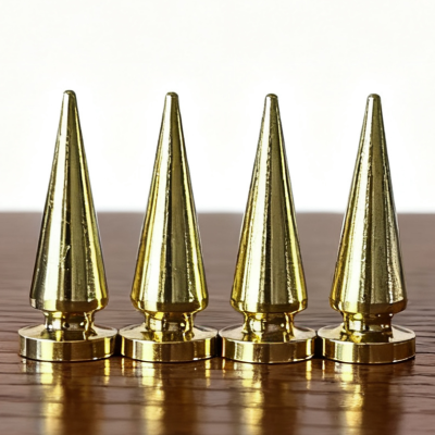 NO26 Punk Rock Tree Screw Back Spikes 10x26mm 100pcs/bag