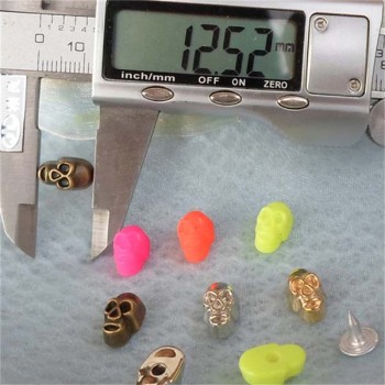 Q084 Punk Skull Rivets 7.6X12.5mm 1000pcs/bag