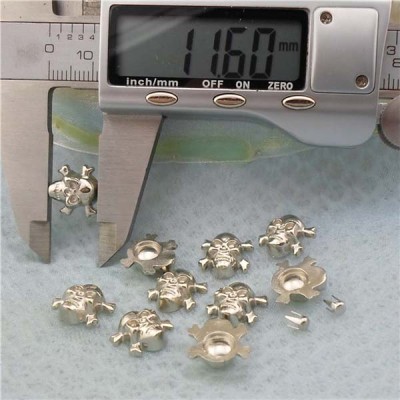 Q086 Plastic Skull Rivets 12mmx12mm 1000pcs/bag