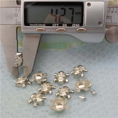 Q086 Plastic Skull Rivets 12mmx12mm 1000pcs/bag