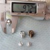 Q140 Plastic Skull Rivets 16X10mm 1000pcs/bag