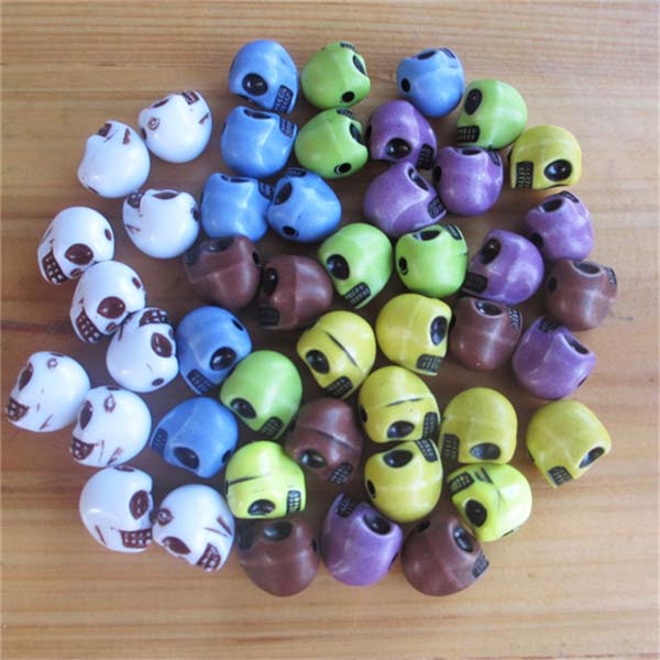 X1310 Plastic Skull Rivets 13x10mm 100pcs/bag