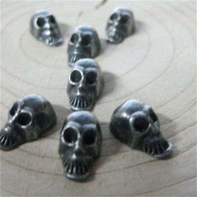 D002 Skull Alloy Rivets 8mm 100pcs/bag