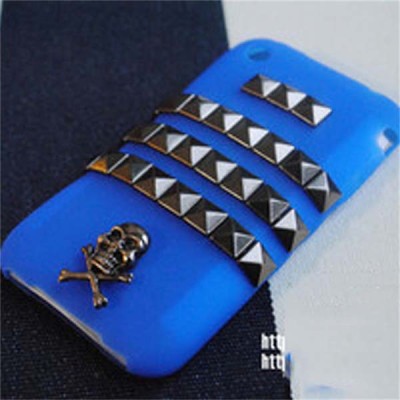 D004 Skull Alloy Rivets 15x25mm 100pcs/bag