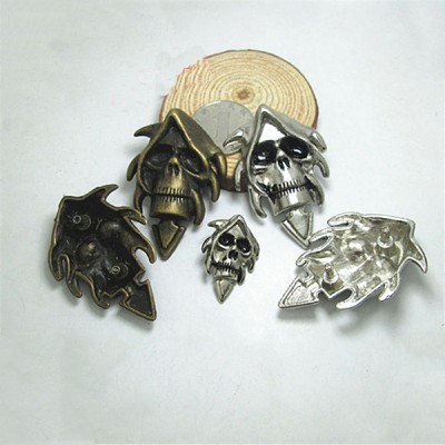 D005 Skull Alloy Rivets 35x53mm 100pcs/bag