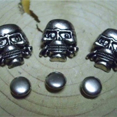 D1819 Skull Alloy Rivets 18x19 100pcs/bag