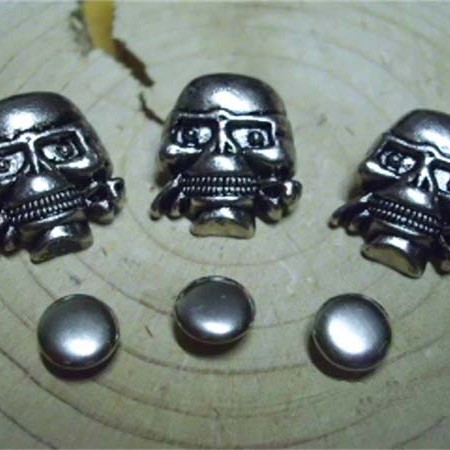 D1819 Skull Alloy Rivets 18x19 100pcs/bag