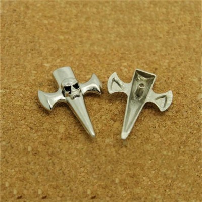 D3025 Skull Alloy Rivets 30x25mm 100pcs/bag