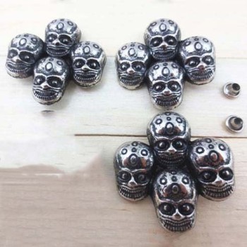 J4040 Skull Alloy Rivets 40x40mm 100pcs/bag