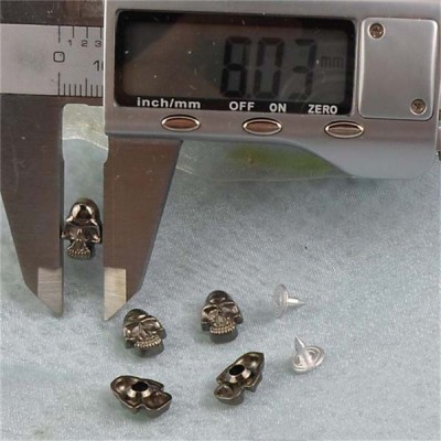 K067 Skull Head Rivets 11.8x8mm 100pcs/bag