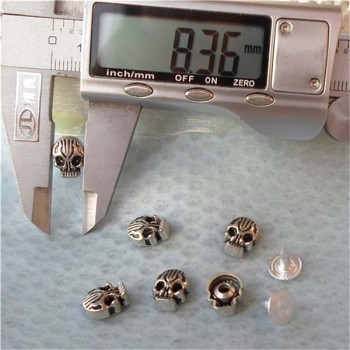K068 Skull Head Rivets 18x11mm 100pcs/bag