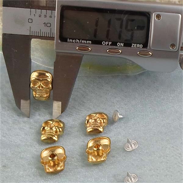 K072 Skull Head Rivets 16x12mm 100pcs/bag