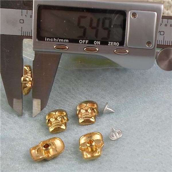 K072 Skull Head Rivets 16x12mm 100pcs/bag