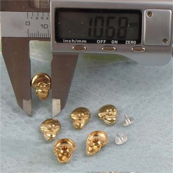 K074 Skull Head Rivets 11x14.5mm 100pcs/bag