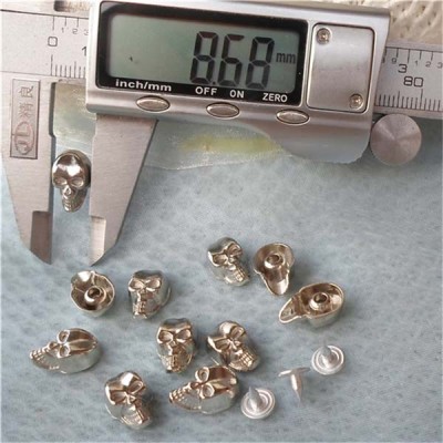 K075 Skull Head Rivets 9x14mm 100pcs/bag