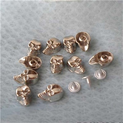 K075 Skull Head Rivets 9x14mm 100pcs/bag