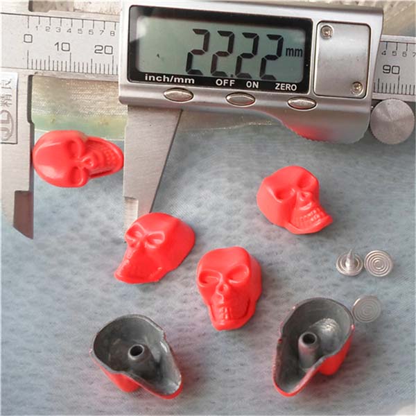 K077 Skull Head Rivets 22x14mm 100pcs/bag