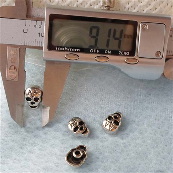 K081 Skull Head Rivets 13X9mm 100pcs/bag