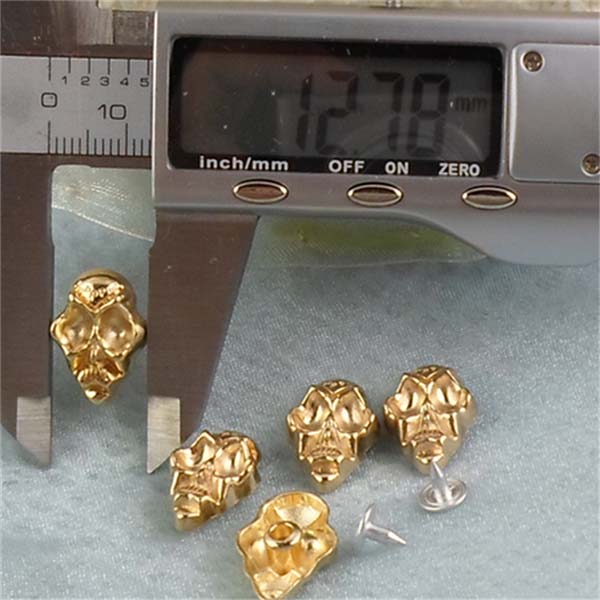 K084 Skull Head Rivets 18x13mm 100pcs/bag