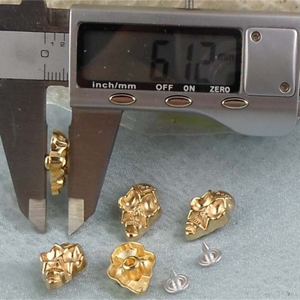 K084 Skull Head Rivets 18x13mm 100pcs/bag