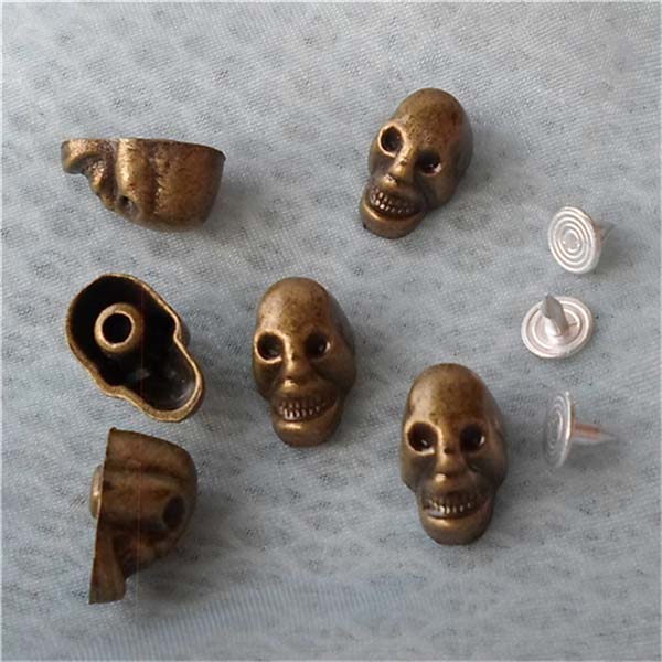 K085 Skull Head Rivets 15x9mm 100pcs/bag