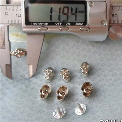 K153 Skull Head Rivets 12x8mm 100pcs/bag