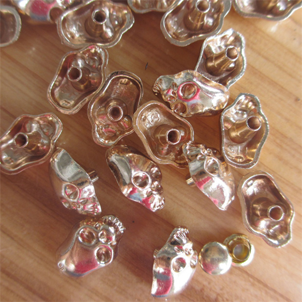 X007 Skull Head Rivets 9x14mm 100pcs/bag