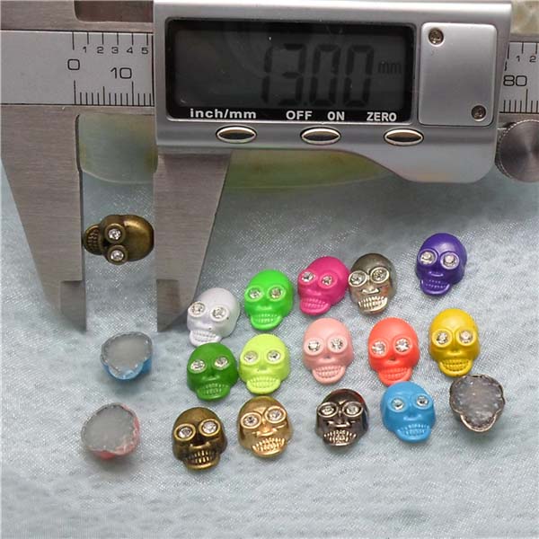 TPKL-0913 Skull Hotfix 13x9mm 100pcs/bag