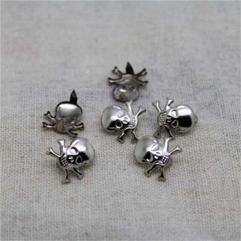D009 Diy Skull Studs 13x12mm 100pcs/bag