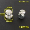 FR501 Stainless Steel Sam Browne Stud Round Head Button Screw Post 12x11x12mm 100pcs/bag