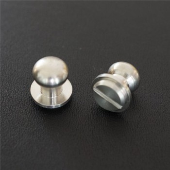 FR502 Stainless Steel Sam Browne Stud Round Head Button Screw Post 12x10x11.5mm 100pcs/bag