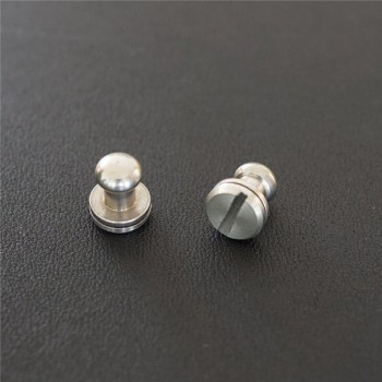 FR507 Stainless Steel Sam Browne Stud Round Head Button Screw Post 8x6x8mm 100pcs/bag